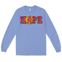 Colony Blue hope sunflower and ribbon Long Sleeve Tee - AdoDesignShop