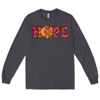 Smoke hope sunflower and ribbon Long Sleeve Tee - AdoDesignShop