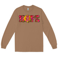 Toasted Coconut hope sunflower and ribbon Long Sleeve Tee - AdoDesignShop