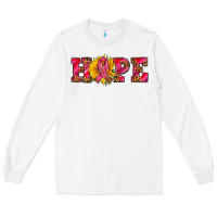 White hope sunflower and ribbon Long Sleeve Tee - AdoDesignShop