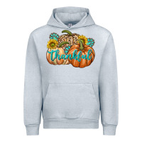 Heather Grey Thankful Urban Hoodie - texasbilliewilder