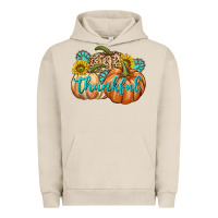 Pigment French Oak Thankful Urban Hoodie - texasbilliewilder
