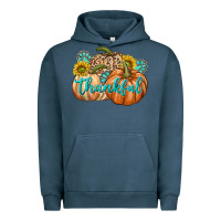 Pigment Midnight Navy Thankful Urban Hoodie - texasbilliewilder
