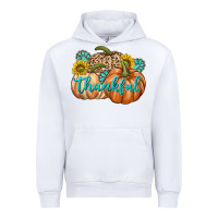 White Thankful Urban Hoodie - texasbilliewilder