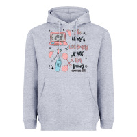 Heather Grey she works willingly with her hands Heavyweight Hoodie - MaliasSmallBusiness