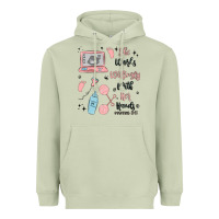 Matcha she works willingly with her hands Heavyweight Hoodie - MaliasSmallBusiness