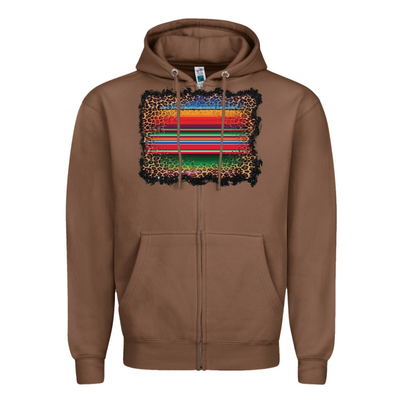 Serape Background Zipper Hoodie by BarkalooDesign | Teevron