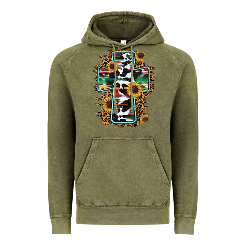 Western Cross Vintage Hoodie by RanaPortraitStore | Teevron