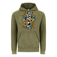 Vintage Olive western cross Vintage Hoodie - RanaPortraitStore
