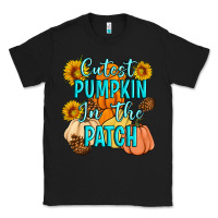 Black Cutest Pumpkin In The Patch Classic Tee - Artiststas