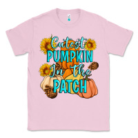 Bubblegum Pink Cutest Pumpkin In The Patch Classic Tee - Artiststas