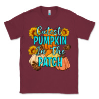Burgundy Cutest Pumpkin In The Patch Classic Tee - Artiststas
