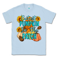 Dusty Blue Cutest Pumpkin In The Patch Classic Tee - Artiststas