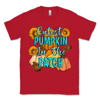 Red Cutest Pumpkin In The Patch Classic Tee - Artiststas