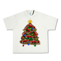 Pistachio christmas truck tree Urban Heavy Tee - FaDigitalArtStudio