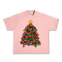 Salmon christmas truck tree Urban Heavy Tee - FaDigitalArtStudio
