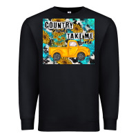 Black country roads take me home Premium Sweatshirt - MaliasSmallBusiness