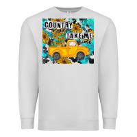 Dove Grey country roads take me home Premium Sweatshirt - MaliasSmallBusiness