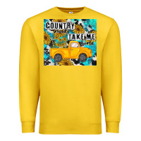 Lemon country roads take me home Premium Sweatshirt - MaliasSmallBusiness