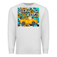 Oatmeal Heather country roads take me home Premium Sweatshirt - MaliasSmallBusiness