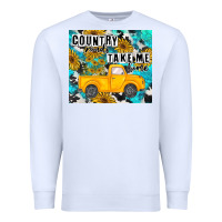 White country roads take me home Premium Sweatshirt - MaliasSmallBusiness