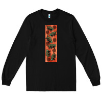 Black dinosaur ankylosaurus pen wrap Long Sleeve Tee - Artiststas