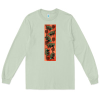 Matcha dinosaur ankylosaurus pen wrap Long Sleeve Tee - Artiststas