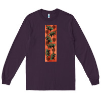 Plum dinosaur ankylosaurus pen wrap Long Sleeve Tee - Artiststas