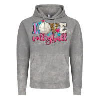 Cloud Rock love volleyball Vintage Hoodie - Zillion Design Studio
