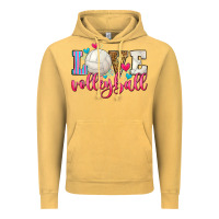 Vintage Mustard love volleyball Vintage Hoodie - Zillion Design Studio
