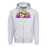 Doge Coin Hodl On We're Going To The Moon Retro Sunset Zipper Hoodie | Teevron