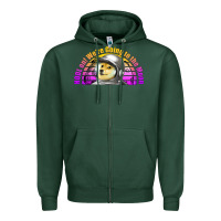 Sports Green doge coin hodl on we're going to the moon retro sunset Zipper Hoodie - Jasminsmagicworld