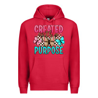 Cardinal created with a purpose Premium Hoodie - Artiststas
