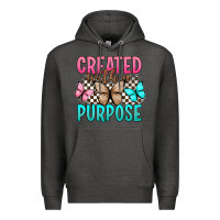 Charcoal Heather created with a purpose Premium Hoodie - Artiststas