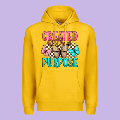 Created With A Purpose Premium Hoodie Designed By Artiststas