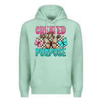 Seafoam created with a purpose Premium Hoodie - Artiststas