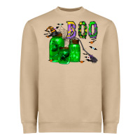 Mushroom boo drink Heavyweight Sweatshirt - CowhideDigitalArt