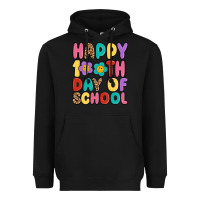 Black happy 100 th day of school Heavyweight Hoodie - MaliasSmallBusiness