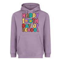 Lavender happy 100 th day of school Heavyweight Hoodie - MaliasSmallBusiness