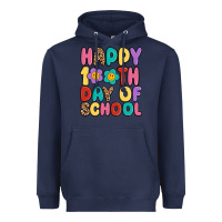Navy happy 100 th day of school Heavyweight Hoodie - MaliasSmallBusiness