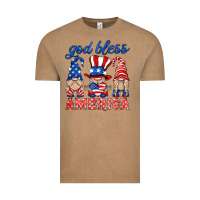 Vintage Coffee god bless america gnome Vintage Tee - HRA Design Shop