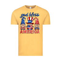God Bless America Gnome Vintage Tee | Teevron