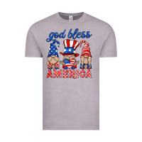 Vintage Zinc god bless america gnome Vintage Tee - HRA Design Shop