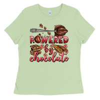Matcha powered by chocolate Ladies Tee - AdoDesignShop