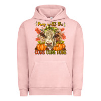Pigment Salmon Pray Till The Cows Come Home Urban Hoodie - texasbilliewilder