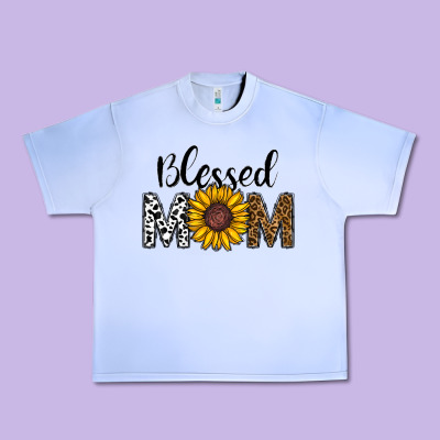 Blessed Mom Urban Heavy Tee Designed By Cowhidedigitalart