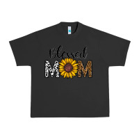 Pigment Black blessed mom Urban Heavy Tee - CowhideDigitalArt