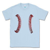 Dusty Blue ball stitch Classic Tee - AdoDesignShop