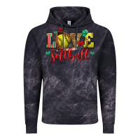 Cloud Black love softball Vintage Hoodie - Zillion Design Studio