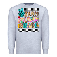 Heather Grey team fourth grade Premium Sweatshirt - NancyCooperArtShop